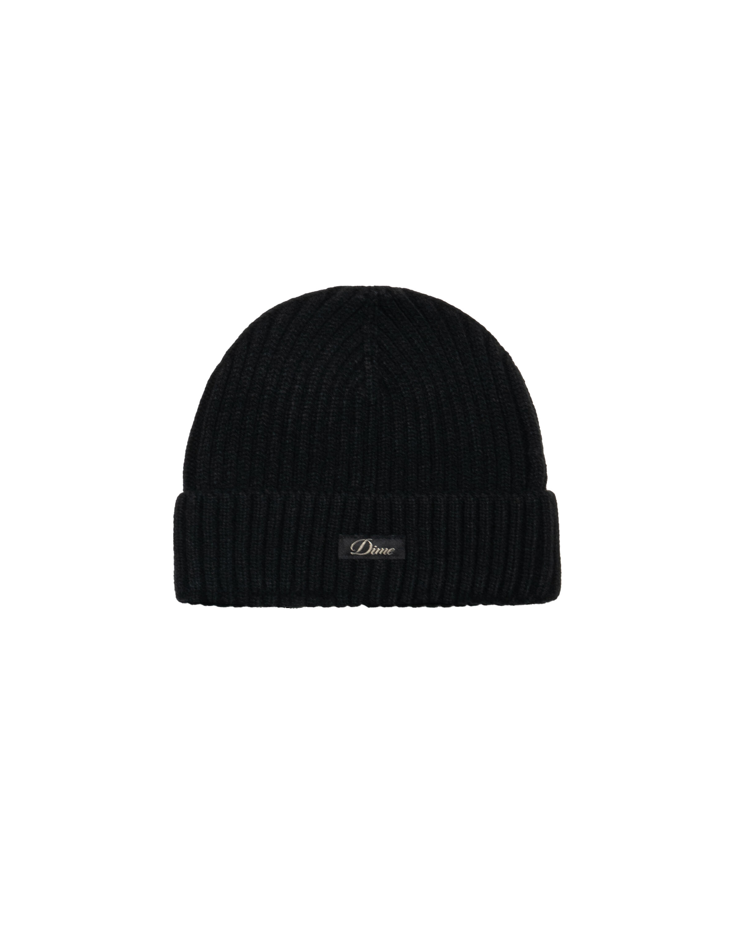 Dime Cursive Rib Beanie | DIMEFA2528BLK | AFEW STORE